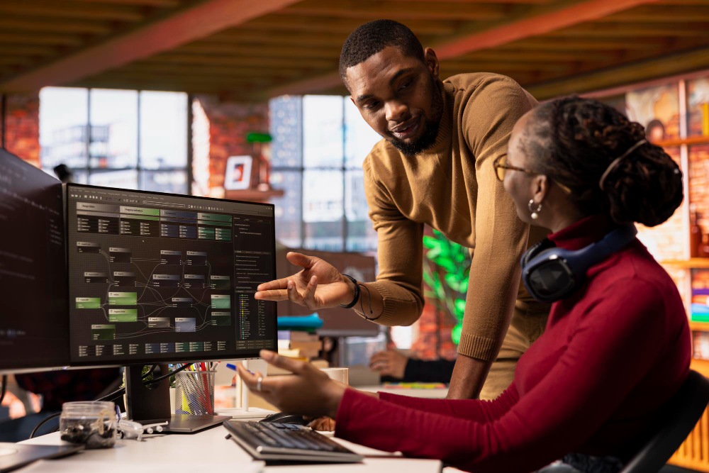 team meeting with nigga